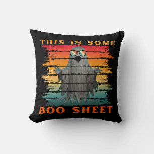 This is some boo sheet funny halloween ghost cushion