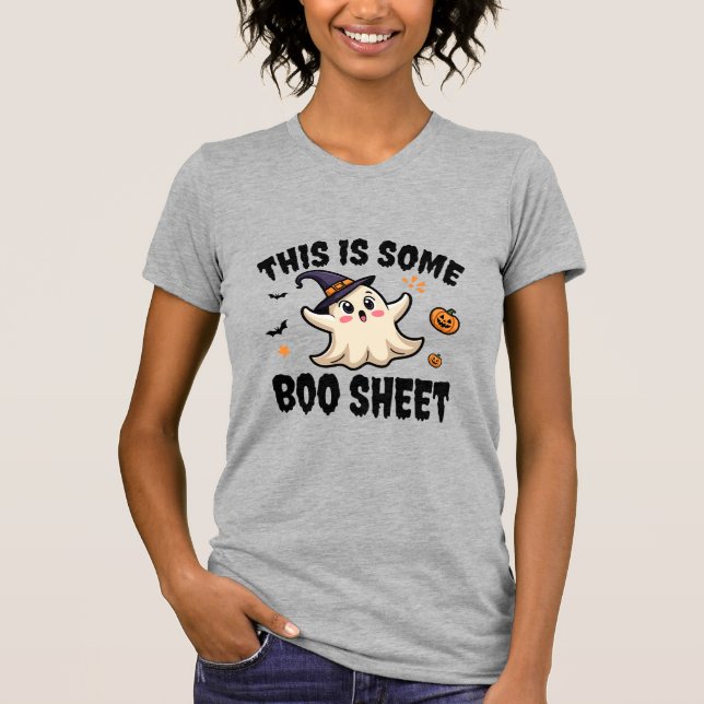 This Is Some Boo Sheet Funny Halloween T-Shirt (Front)