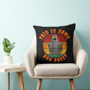 This is some boo sheet funny vintage ghost cushion