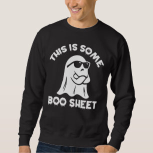 This Is Some Boo Sheet Ghost Funny Retro Halloween Sweatshirt