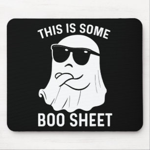 This Is Some Boo Sheet Ghost Halloween Costume Men Mouse Pad