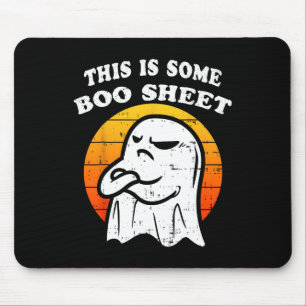 This Is Some Boo-sheet Ghost Halloween Girls Boys Mouse Pad