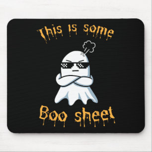This Is Some Boo Sheet Ghost Halloween Mouse Pad