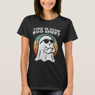 This Is Some Boo Sheet Ghost Sungles Halloween Men T-Shirt