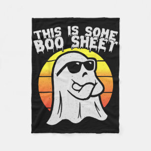 This Is Some Boo Sheet Halloween Costume Men Women Fleece Blanket