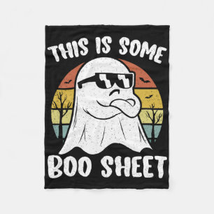 This Is Some Boo Sheet Halloween Ghost Fun Gift Me Fleece Blanket