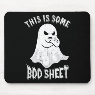 This Is Some Boo Sheet Halloween Ghost Fun Men Wom Mouse Pad
