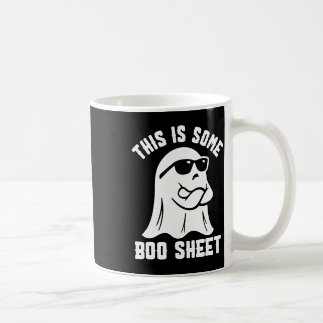 This Is Some Boo Sheet Halloween Ghost Funny Costu Coffee Mug (Right)
