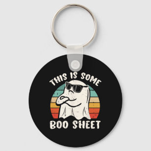 This Is Some Boo Sheet Halloween Ghost Funny Gift  Key Ring