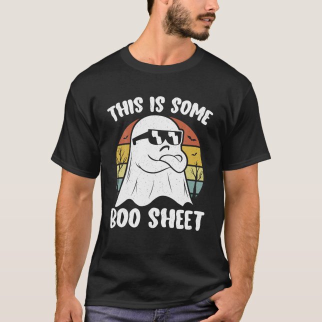 This Is Some Boo Sheet Halloween Ghost Funny Gift T-Shirt (Front)