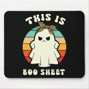 This is Some Boo Sheet Lazy Funny Halloween Costu Mouse Pad