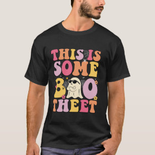 This Is Some Boo Sheet Retro Groovy Halloween Cute T-Shirt