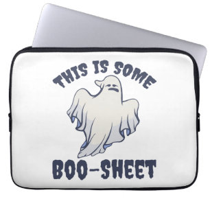 This is some Boo Sheet Sassy Ghost  Laptop Sleeve