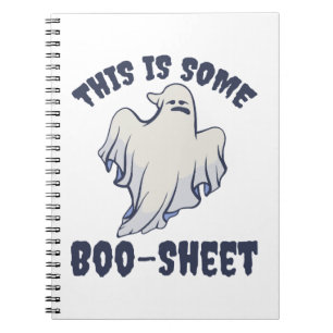 This is some Boo Sheet Sassy Ghost Notebook
