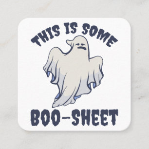 This is some Boo Sheet Sassy Ghost  Square Business Card