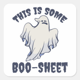 This is some Boo Sheet Sassy Ghost  Square Sticker