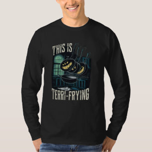 This is Terri-Frying Skull Frying Pans Funny Hallo T-Shirt