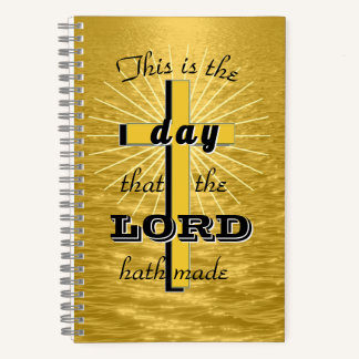 This is the Day Golden Spiral Notebook Journal