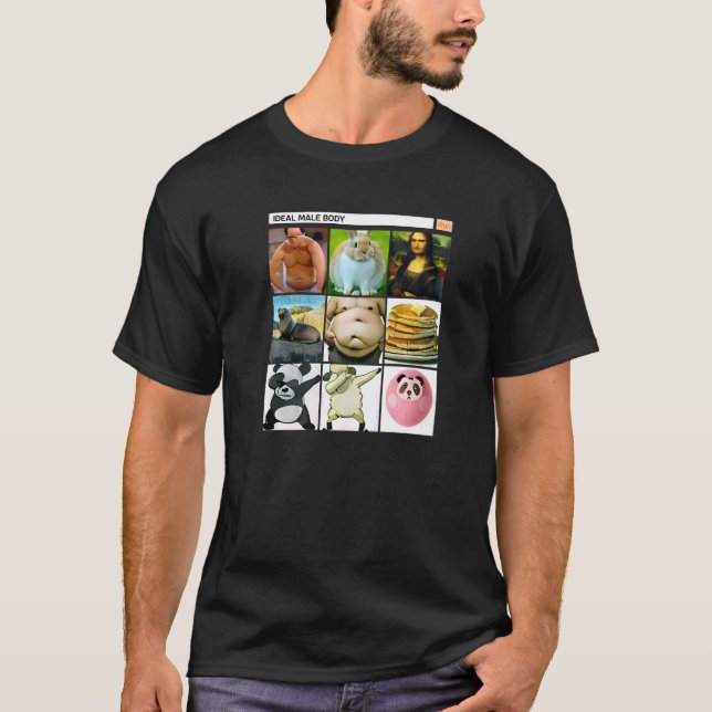This Is The Ideal Male Body Ai Generated Images Da T-Shirt (Front)
