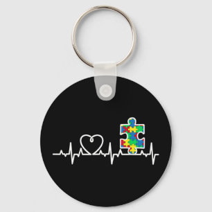 This is the perfect advocacy shirt gift for autism key ring
