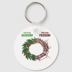 This Is The Season This Is The Christian Christmas Key Ring