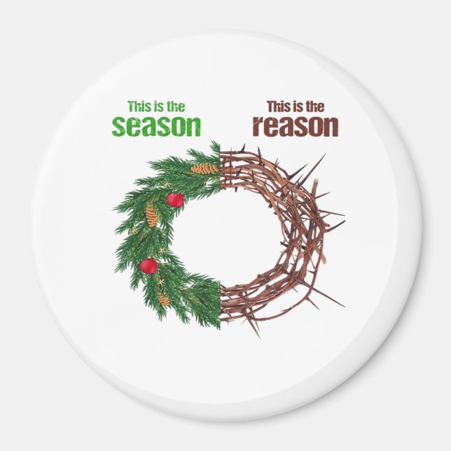 This Is The Season This Is The Christian Christmas Magnet (Front)