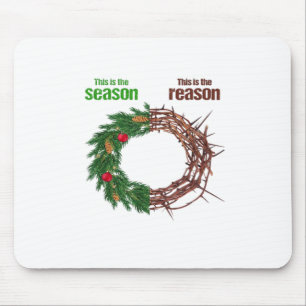 This Is The Season This Is The Christian Christmas Mouse Pad