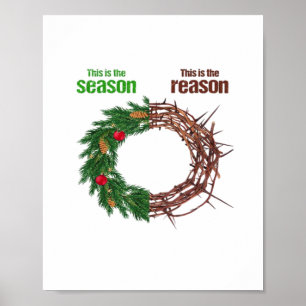 This Is The Season This Is The Christian Christmas Poster