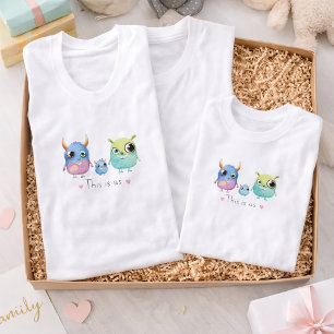 This is Us cute monster design T-Shirt