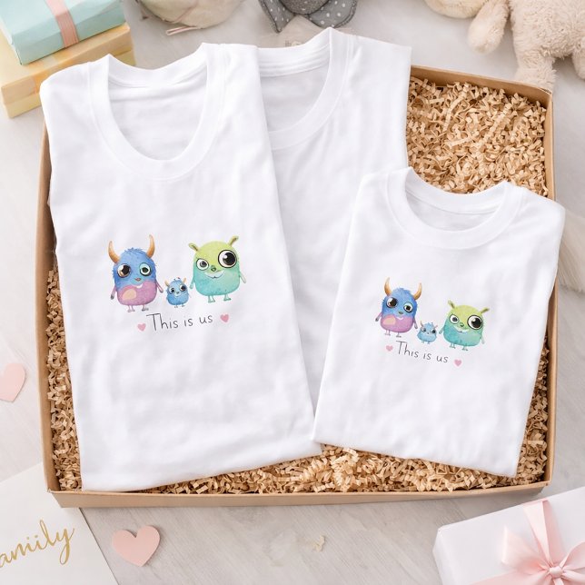 This is Us cute monster design T-Shirt (Creator Uploaded)