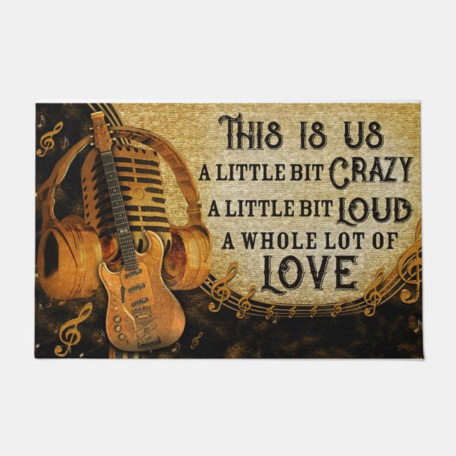 This Is Us Doormat, Instrument Mat Gift (Front)