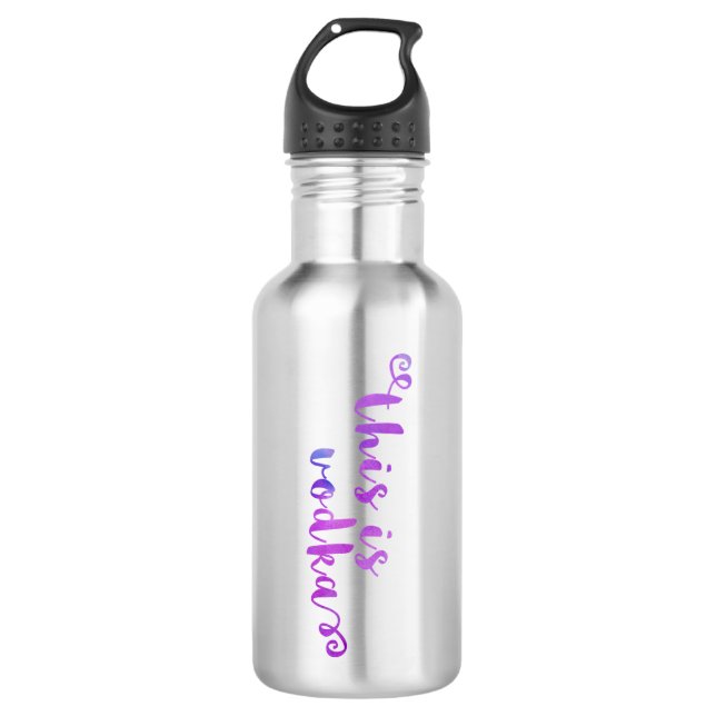This is Vodka waterbottle 532 Ml Water Bottle (Front)