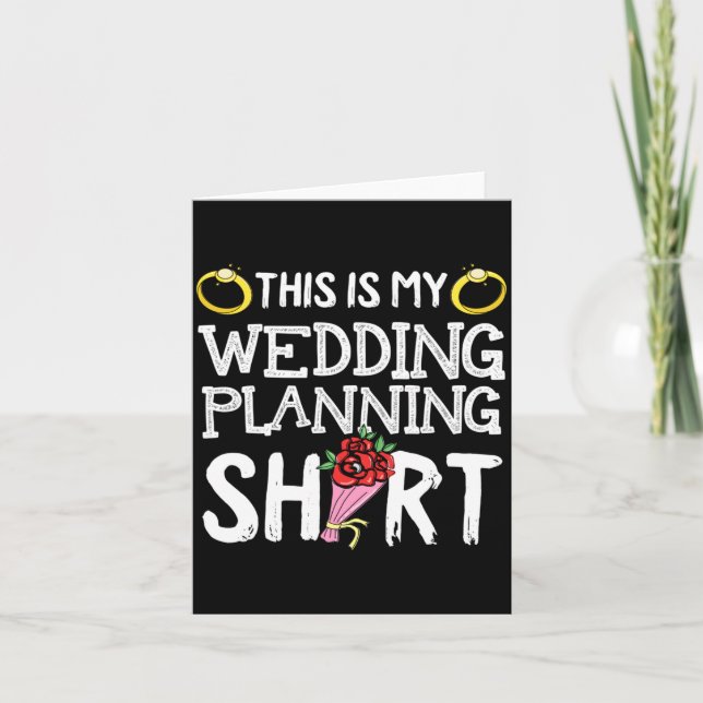 This Is Wedding Planning Cool Future Husband Card (Front)