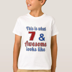 This is what 7 and awesome look like T-Shirt