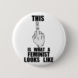 This Is What A Feminist Looks Like 6 Cm Round Badge