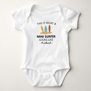 This Is What a Mini Surfer Looks Like - Surfing Baby Bodysuit