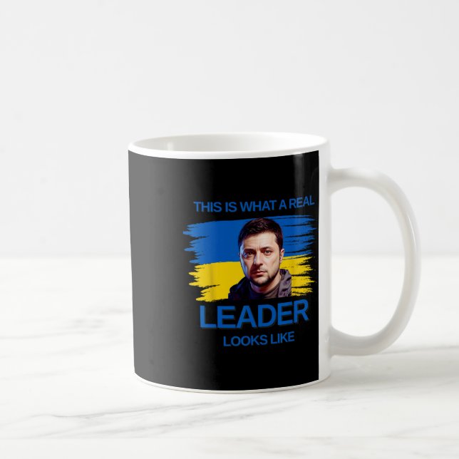 This Is What A Real Leader Looks Like Support Zele Coffee Mug (Right)