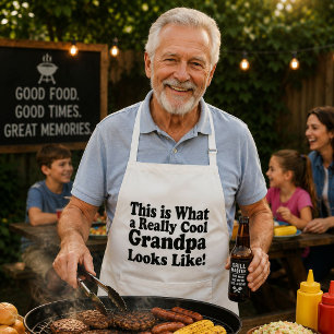 This Is What A Really Cool Grandpa Looks Like Standard Apron