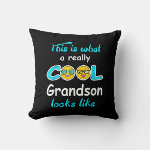 This Is What A Really Cool Grandson Looks Like Cushion