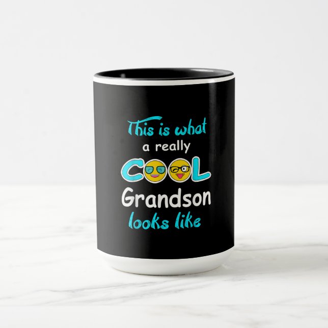 This Is What A Really Cool Grandson Looks Like Mug (Center)