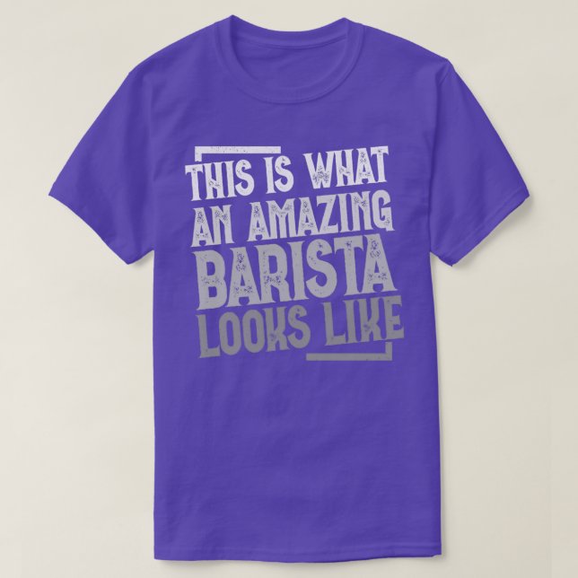 This is What an Amazing Barista Looks Like Inspira T-Shirt (Design Front)