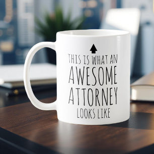 This is What an Awesome Attorney Looks Like Coffee Mug