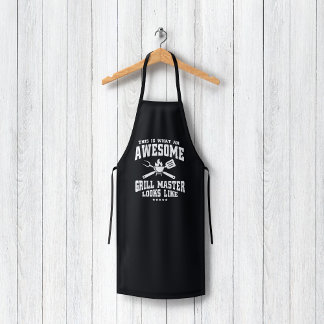 This is What an Awesome Grill Master Looks Like Apron