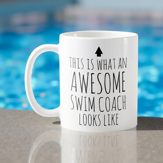 This is What an Awesome Swim Coach Looks Like Coffee Mug (Creator Uploaded)