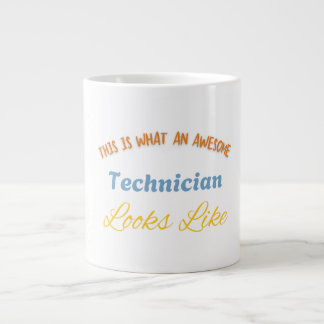 This Is What An Awesome Technician Looks Like Large Coffee Mug