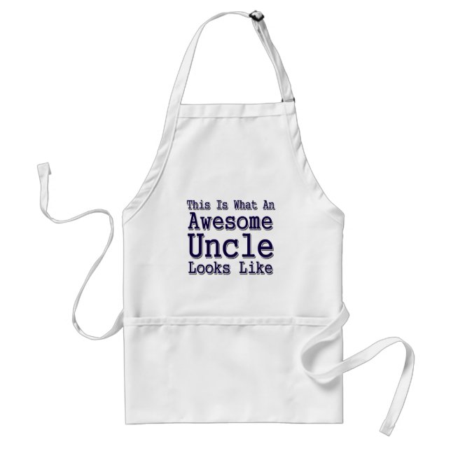 This Is What An Awesome Uncle Looks Like Standard Apron (Front)