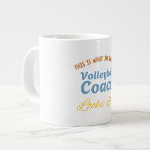 This is What An Awesome Volleyball Coach Large Coffee Mug