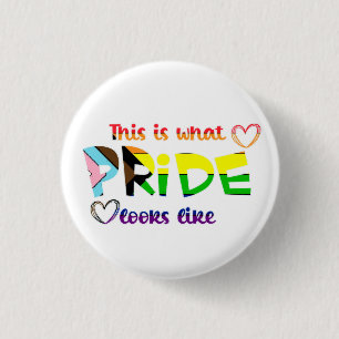 This Is What Pride Looks Like 3 Cm Round Badge