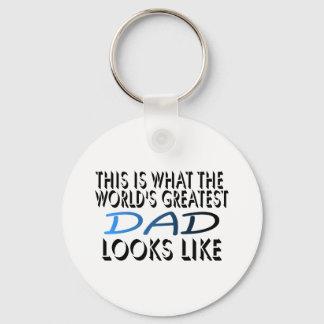 This Is What The World's Greatest Dad (2) Key Ring