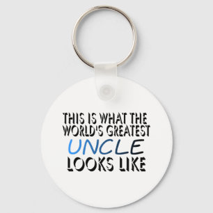 This Is What The World's Greatest Uncle (2) Key Ring